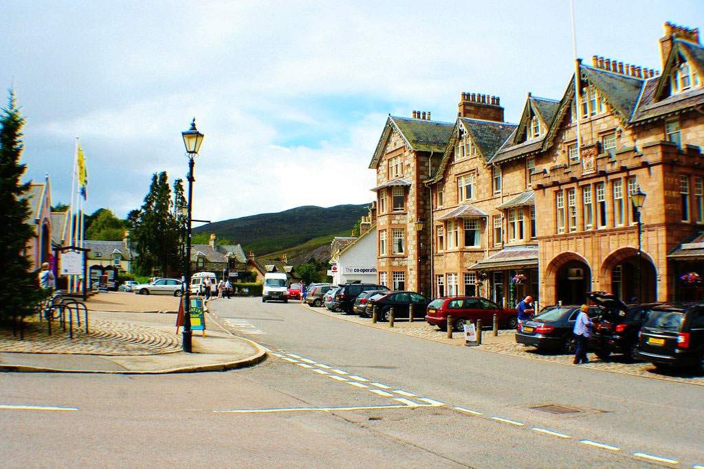 Las calles de Braemar, Escocia