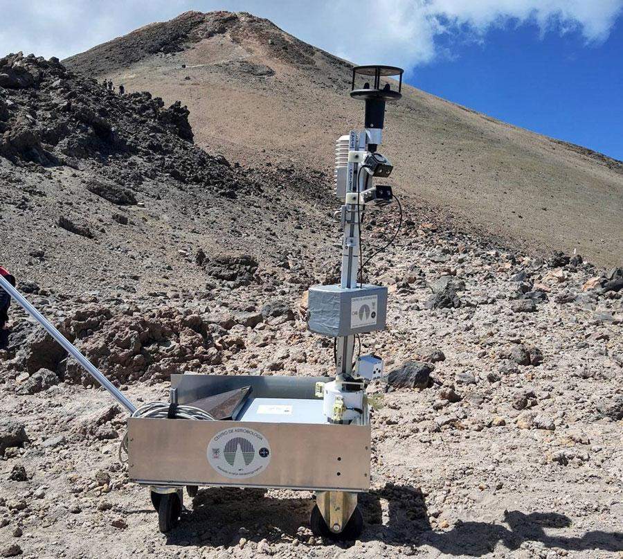 Las Cañadas del Teide el instrumento Raman