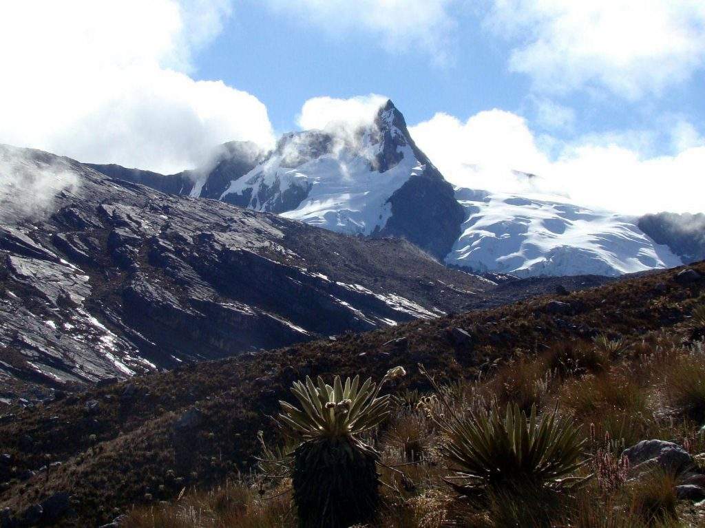 Principales Picos Nevados en el Parque Nacional Natural El Cocuy, Colombia