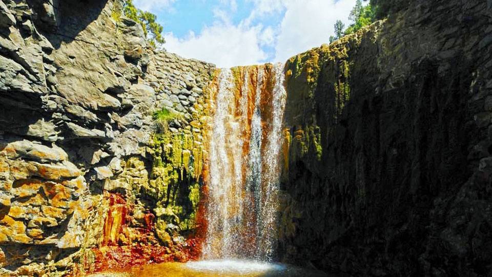 Formación geológica de la Caldera de Taburiente, La palma, Canarias