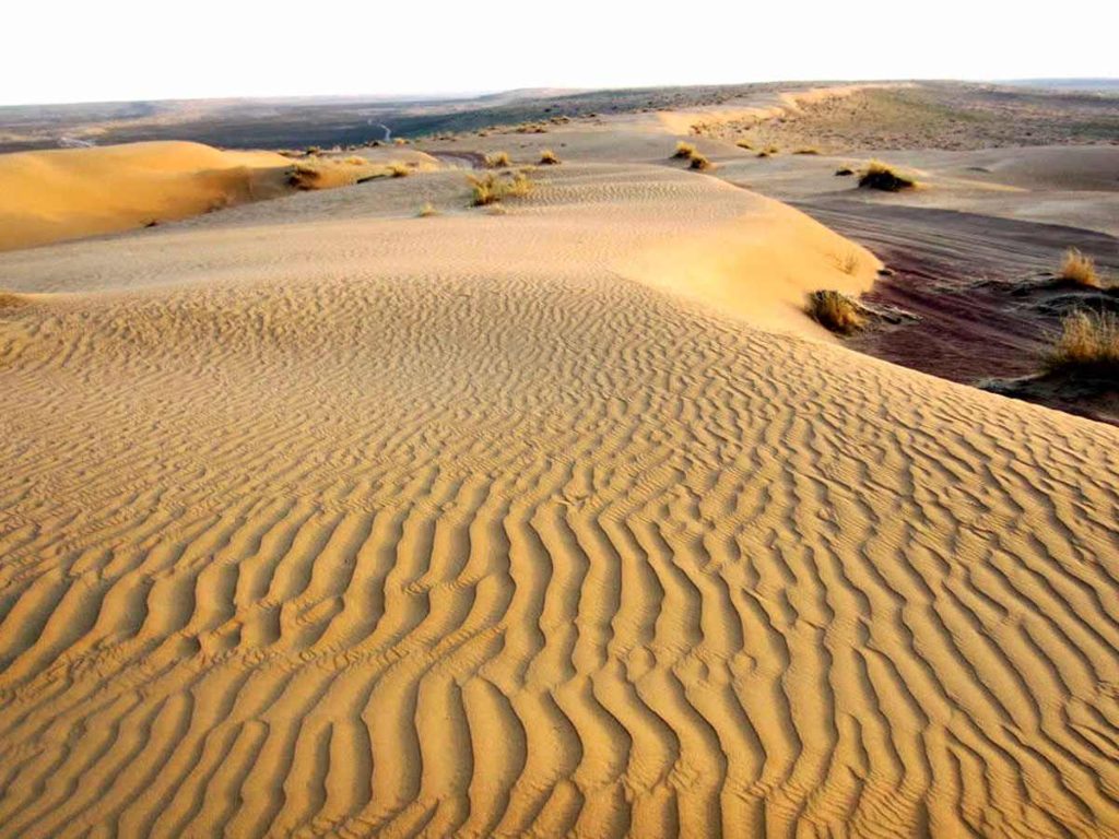 Desierto de Karakum en Turkmenistán