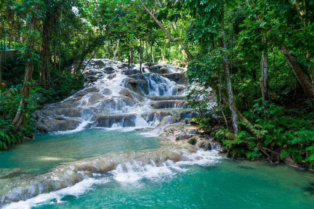 Cascadas del Río Dunn en Jamaica