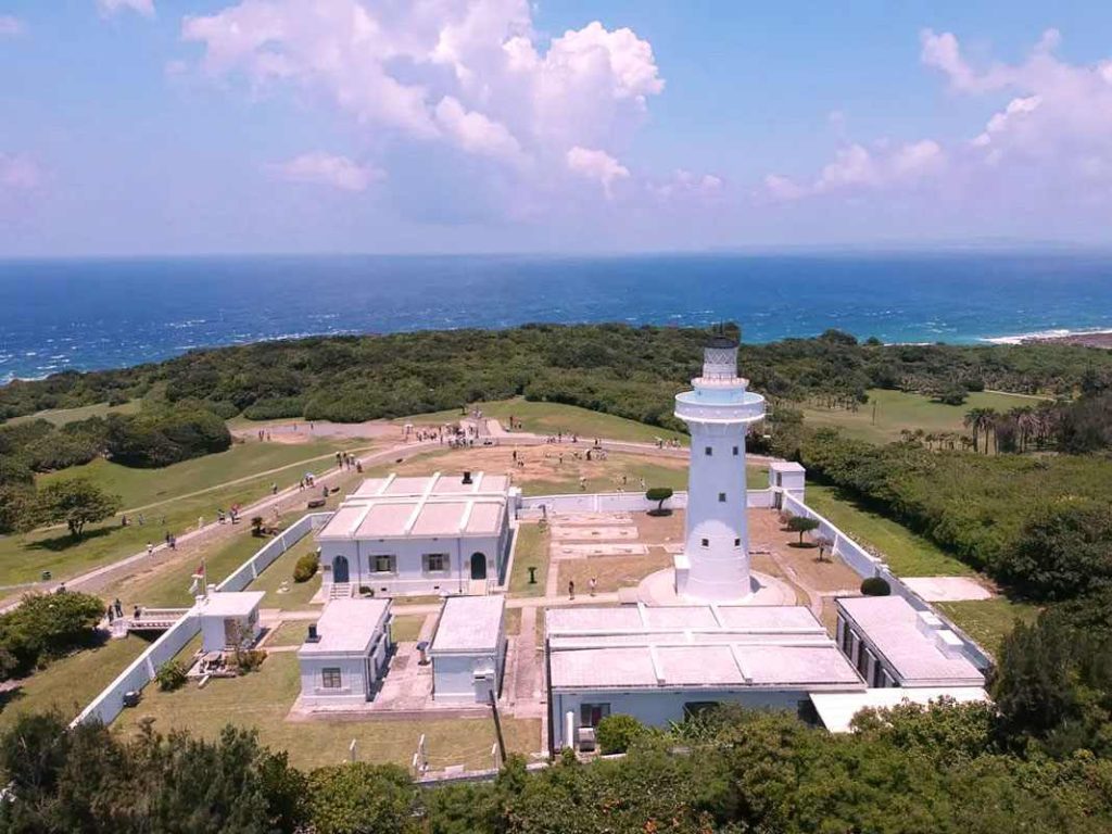 Visita al faro del Cabo Eluanbi en el Parque Nacional Kenting, Taiwán