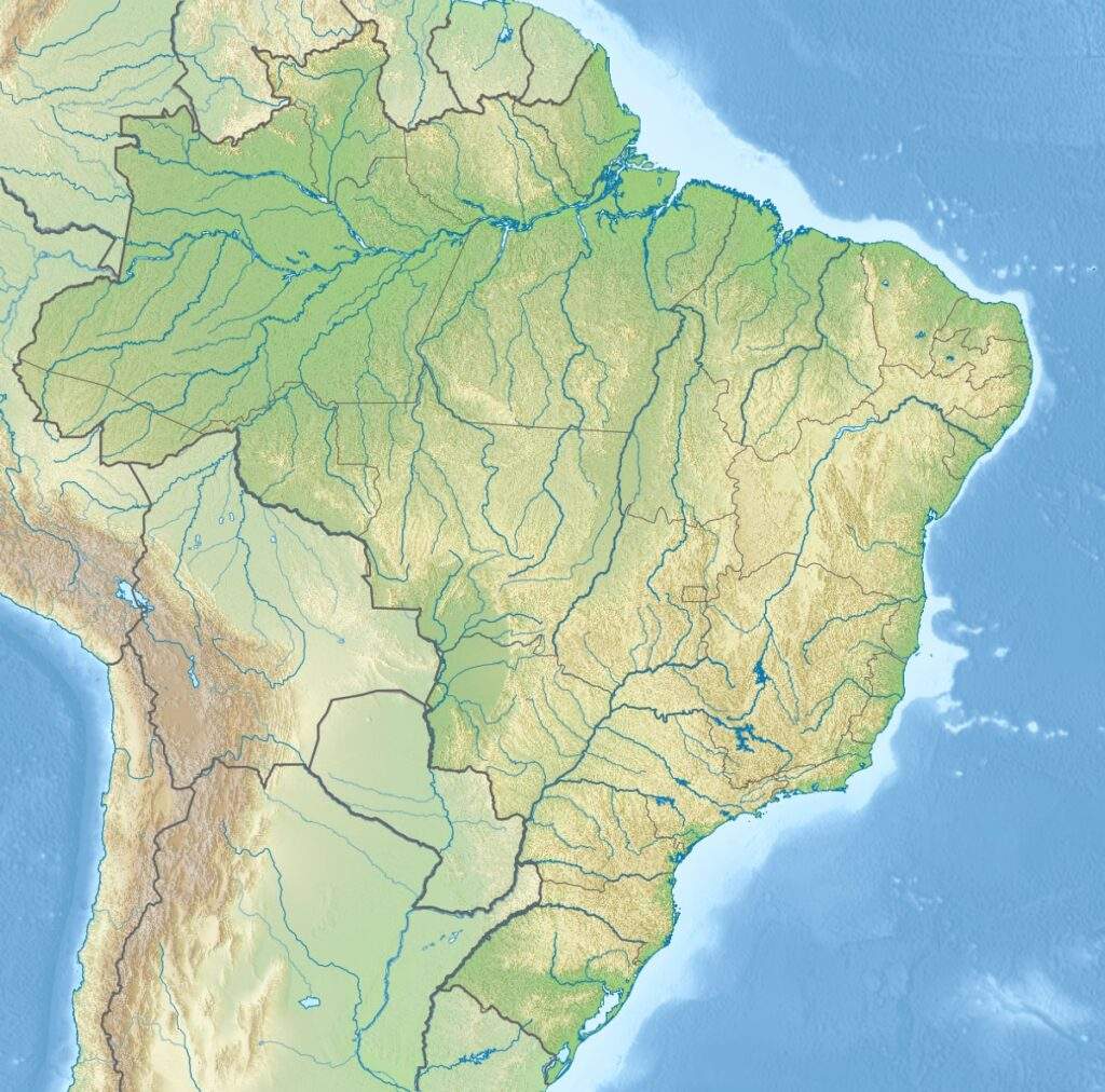 Mapa de ubicación geográfica Parque Nacional Guaricana