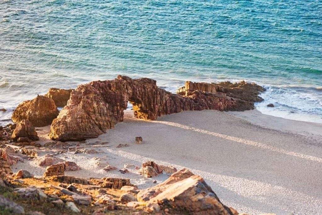 Vista aérea del Parque nacional Jericoacoara