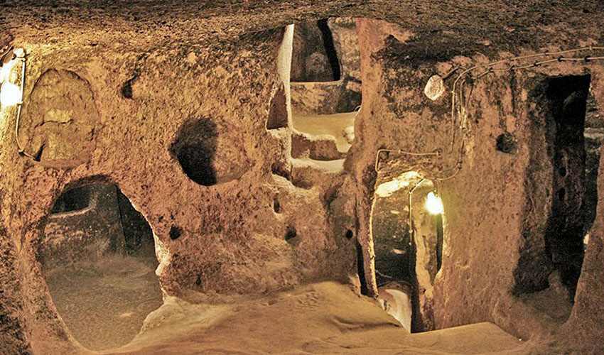 Ciudad subterránea de Kaymakli (Kaymaklı Yeraltı Şehri), Turquía