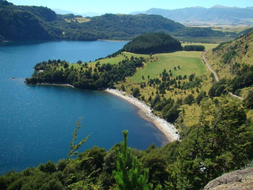 Lago Elizalde en Chile