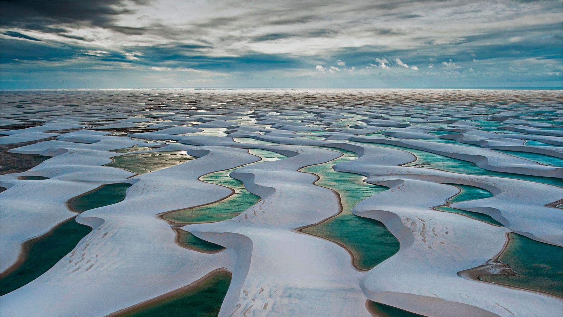 Parque Nacional De Los Lençóis Maranhenses En Maranhão, Brasil