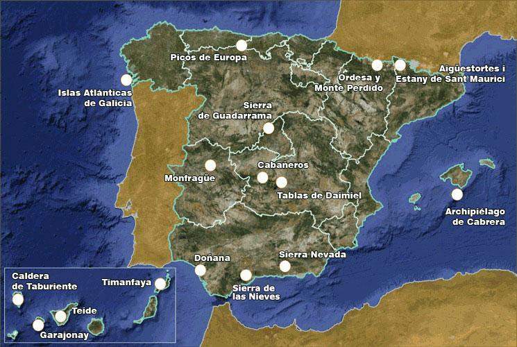 ¿Cuántos Parques Nacionales hay en España?