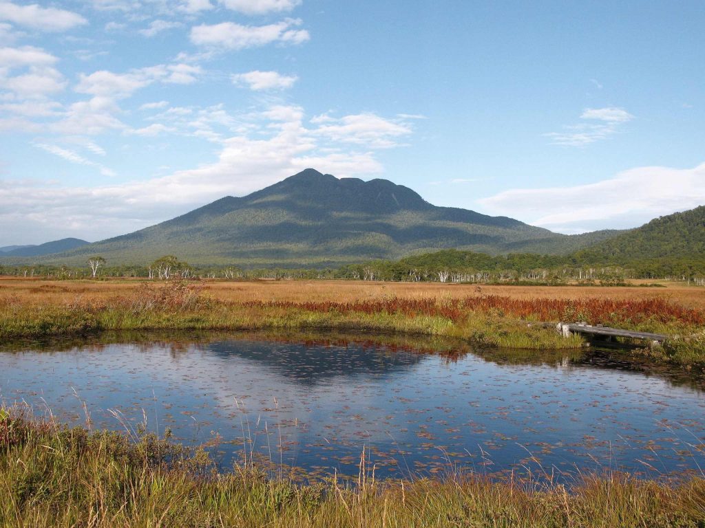 Berg Hiuchigatake, Oze, Japan