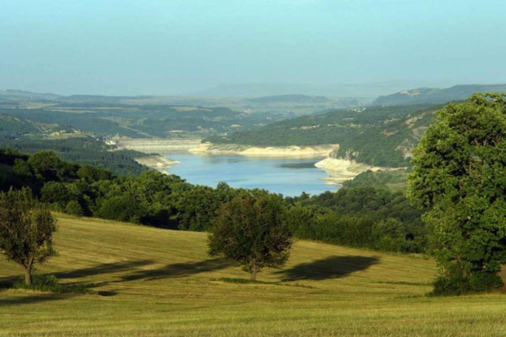 Vista panorámica del Parque Nacional Algeti, Georgia