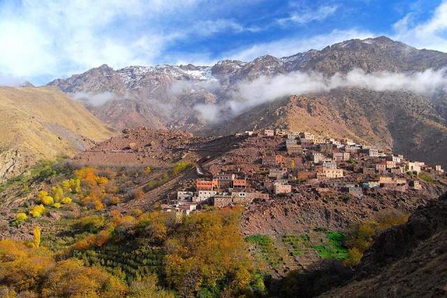 Parque Nacional Djebel Aissa: vista del valle