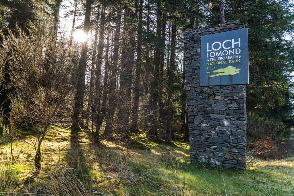 Parque Nacional Lago Lomond y los Trossachs en Escocia