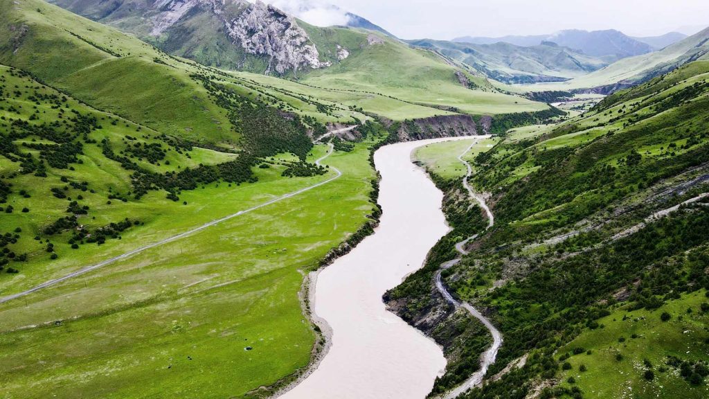 Parque Nacional Sanjiangyuan en Qinghai, China