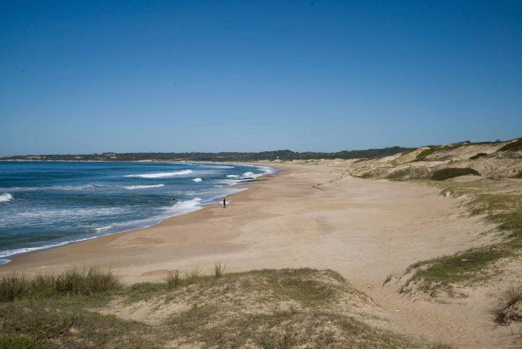 Playas vírgenes en Santa Teresa, Uruguay