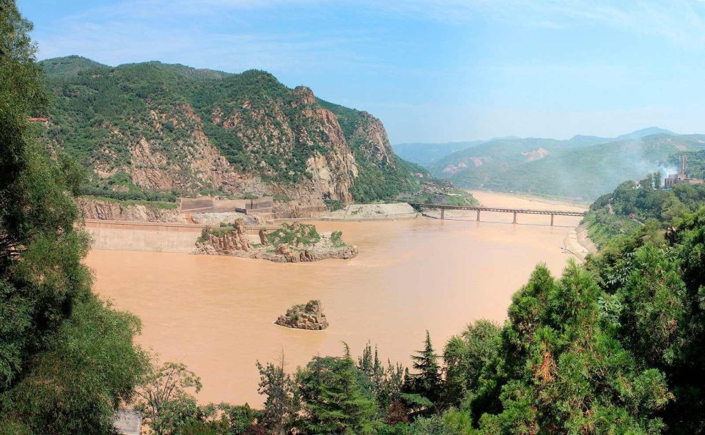 Río Amarillo, Sanjiangyuan, China