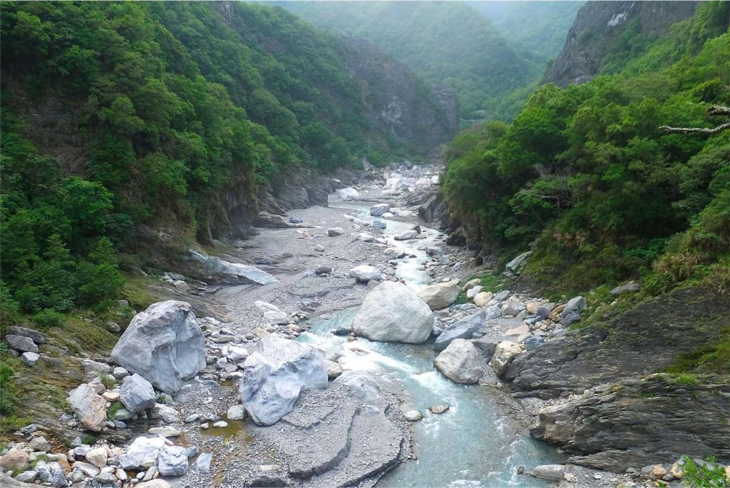 Río Liwu en el Parque Nacional Taroko, Taiwán