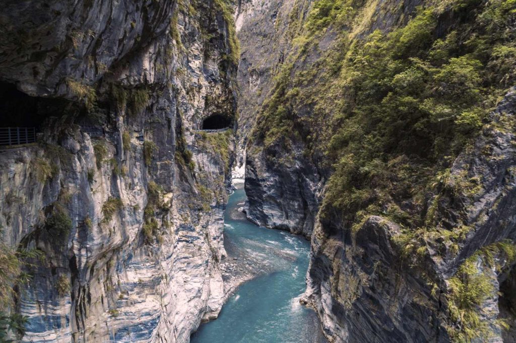 Cañón de Taroko en el Parque Nacional Taroko, Taiwán