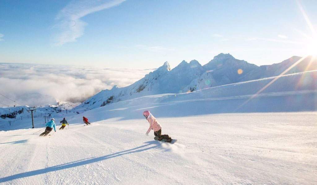 Ski sur le mont Ruapehu : Volcan actif