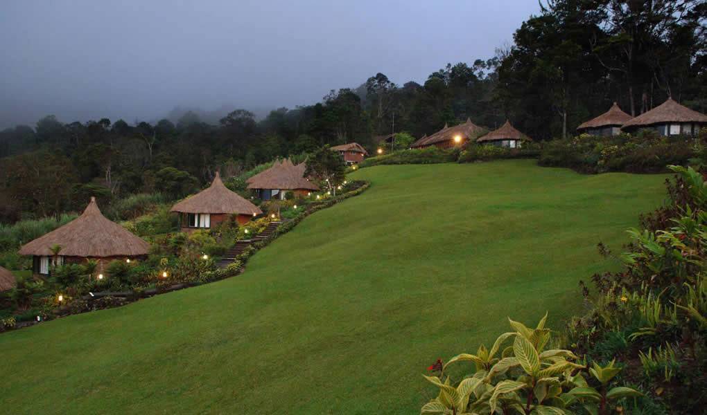 Accommodation at Ambua Lodge, Papua New Guinea