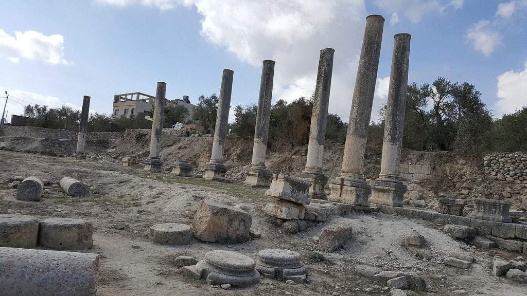 Ruines anciennes de Samaria