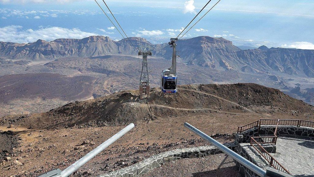 Ascension au sommet du Teide en téléphérique
