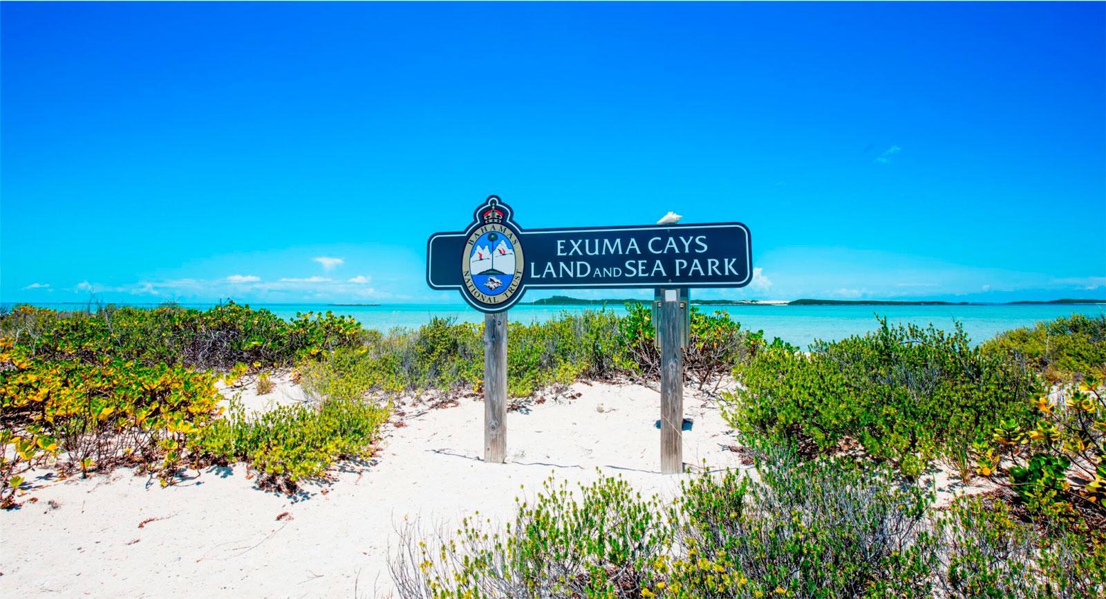 Exuma Cays Land and Sea Park in de Bahama's