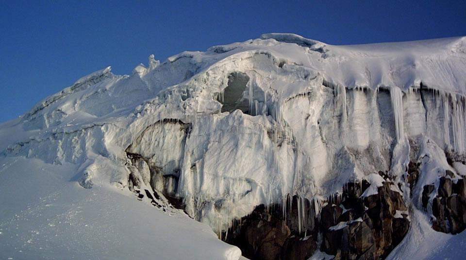 Glaciers in Los Nevados, Colombia