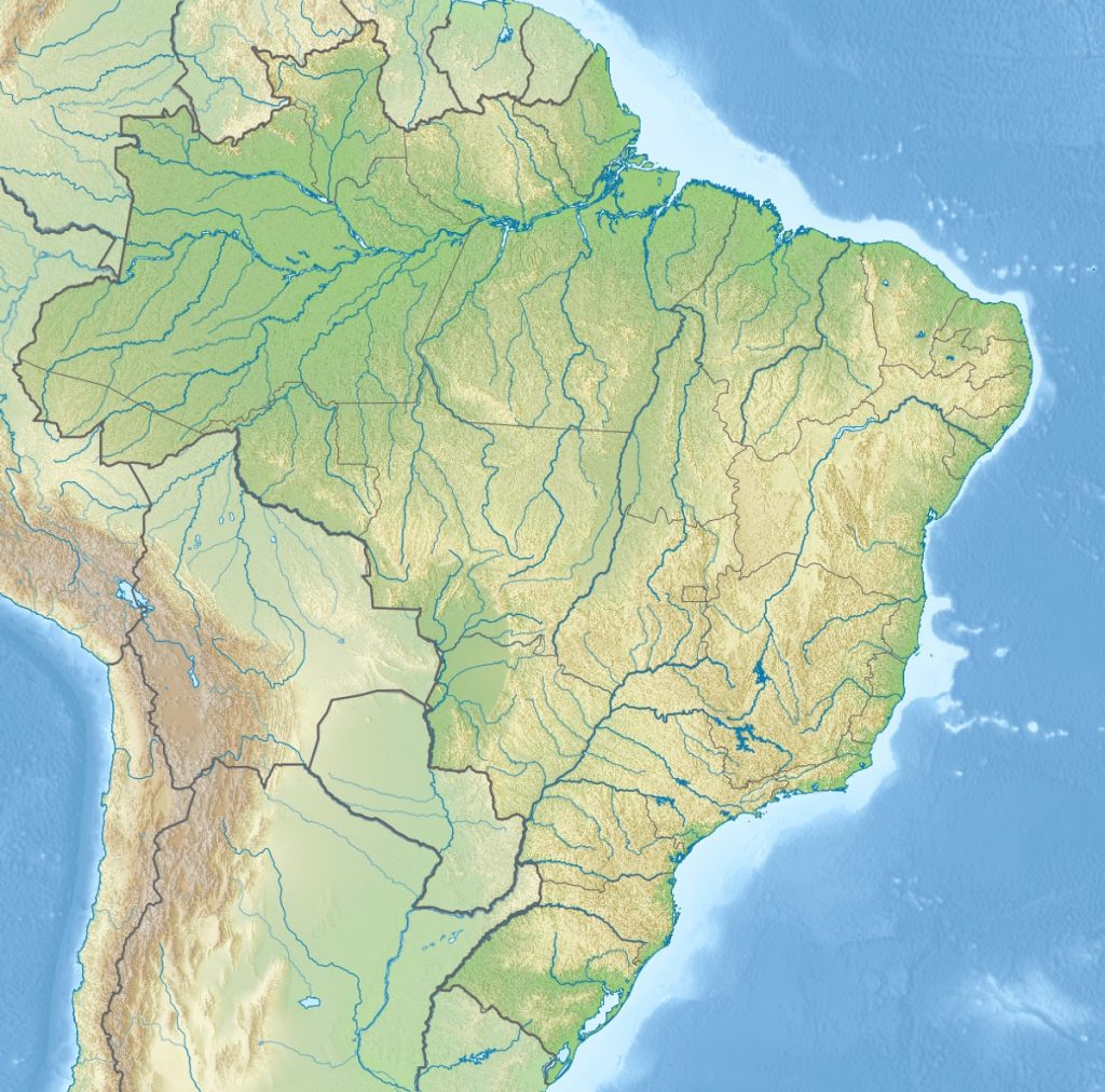 Guaricana National Park Geographic Location Map