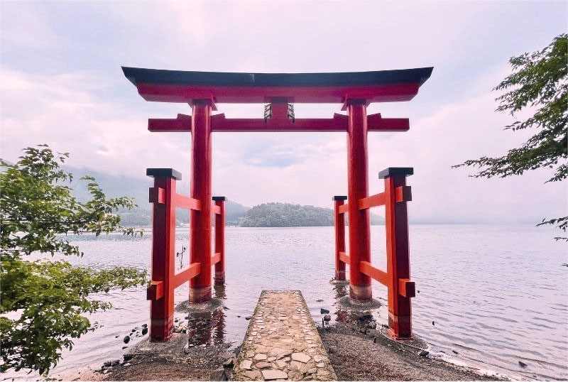 Torii at Hakone Shrine, Japan