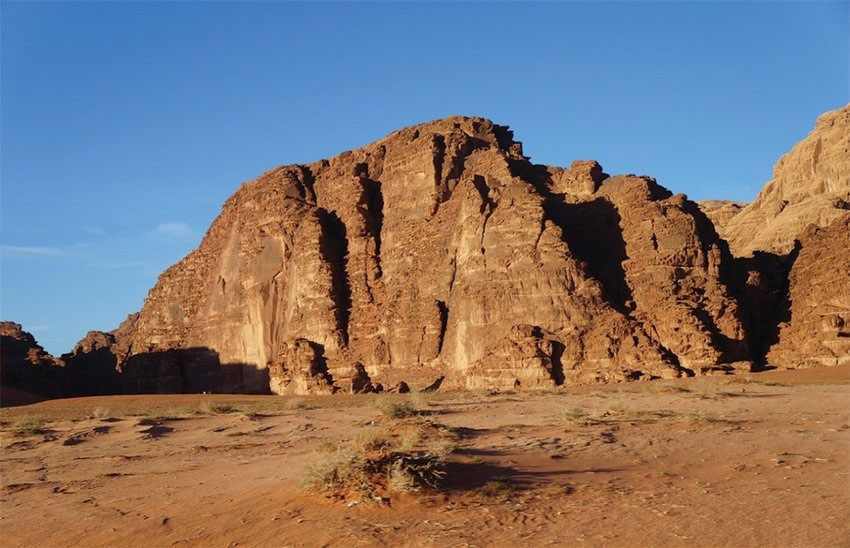 Jebel Rum or Mount Rum in Jordan