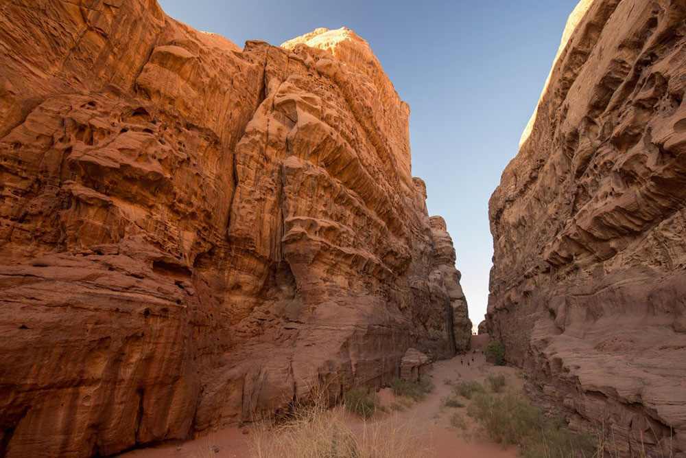 Khazali Canyon in Wadi Rum, Jordan