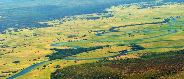 Luengue-Luiana National Park: Aerial View of the Park