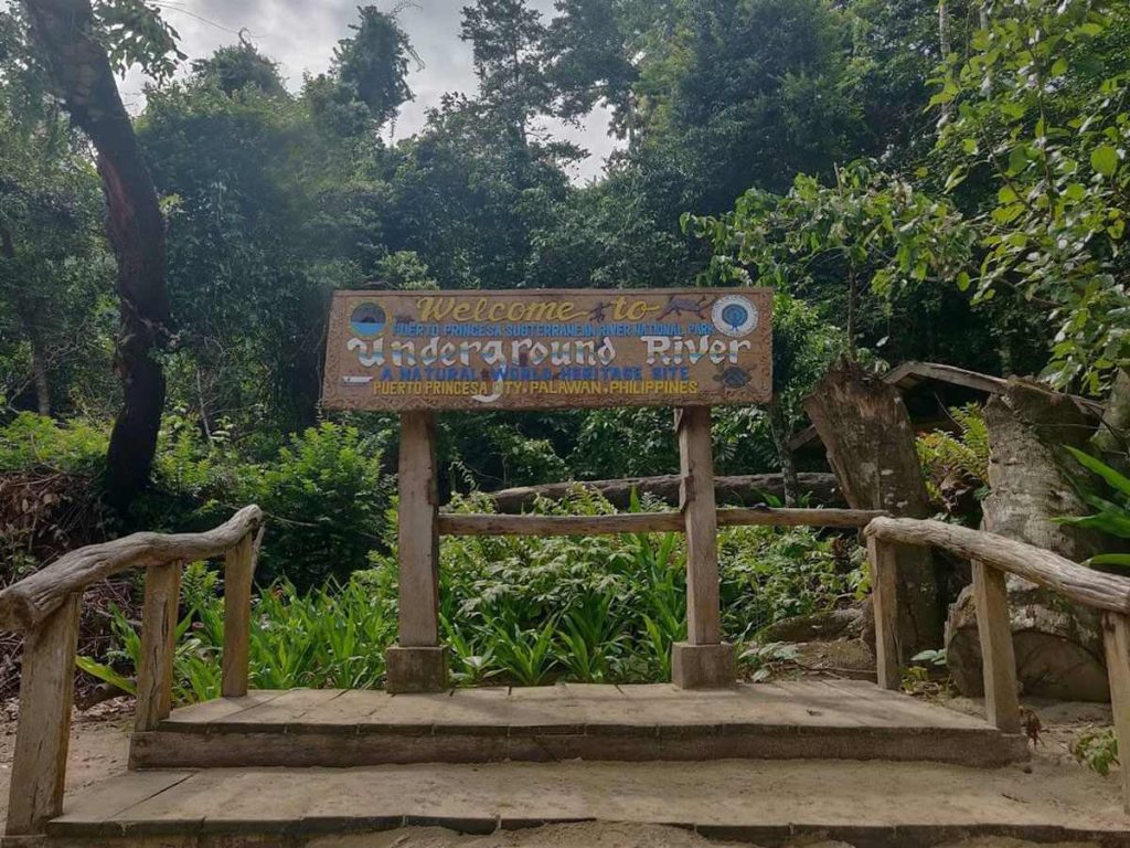 Entrance to Puerto Princesa Subterranean River National Park in the Philippines