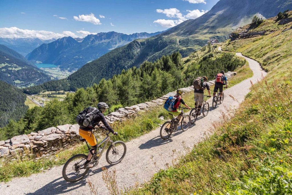 Itinéraires cyclables dans le Parc national Suisse